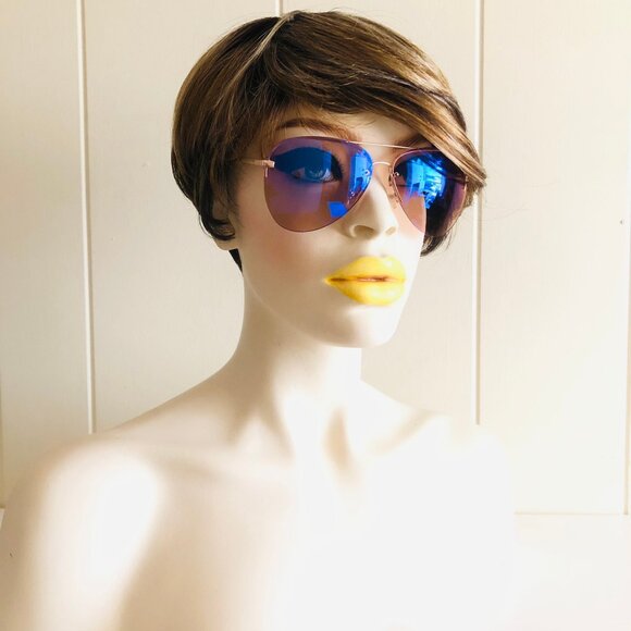 Y2K Frameless Color Aviator Sunglasses - Picture 8 of 8